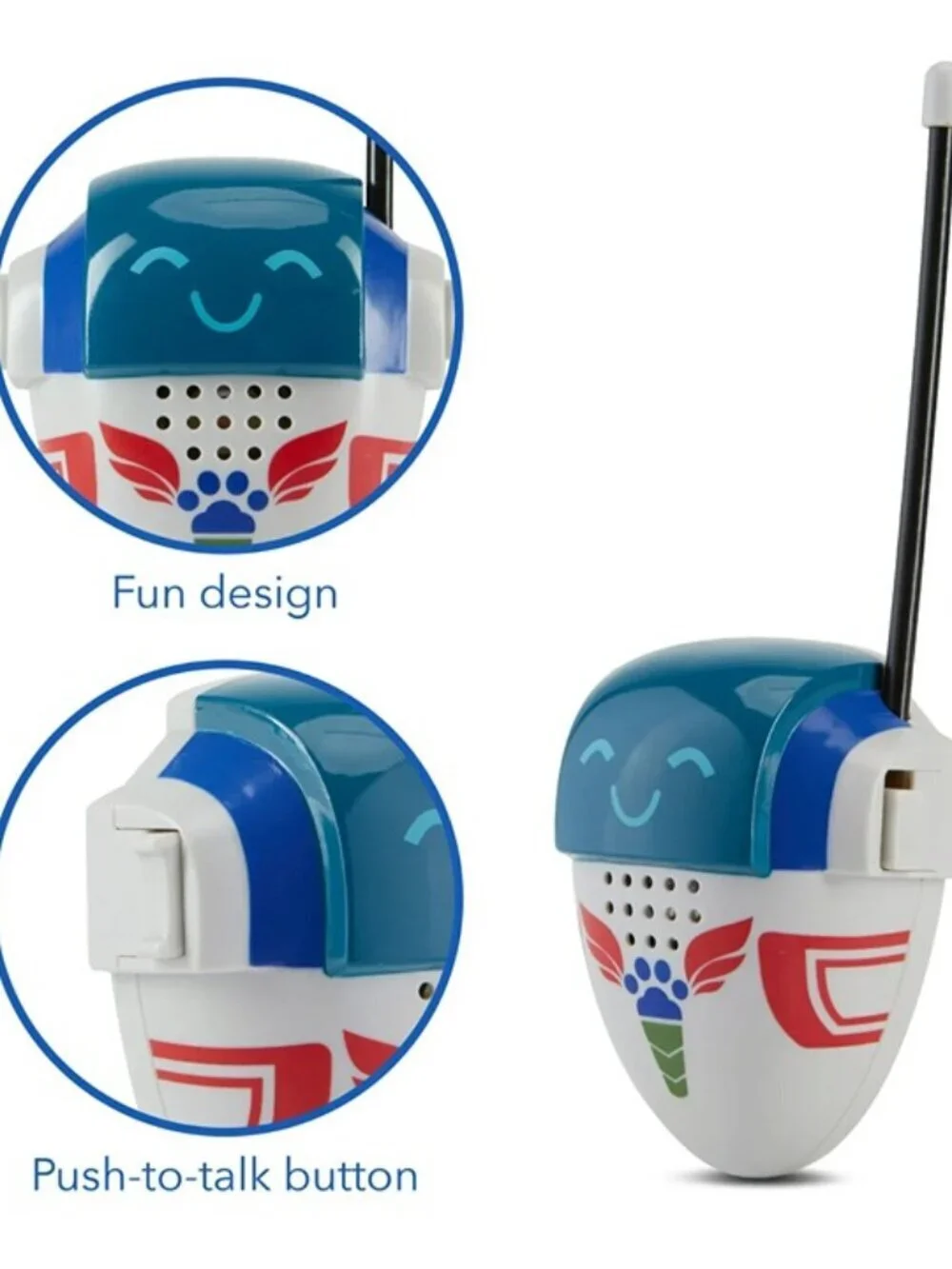 PJ Masks Molded Walkie Talkies – Kids 2-Way Radios – Catboy Owlette Gekko – New